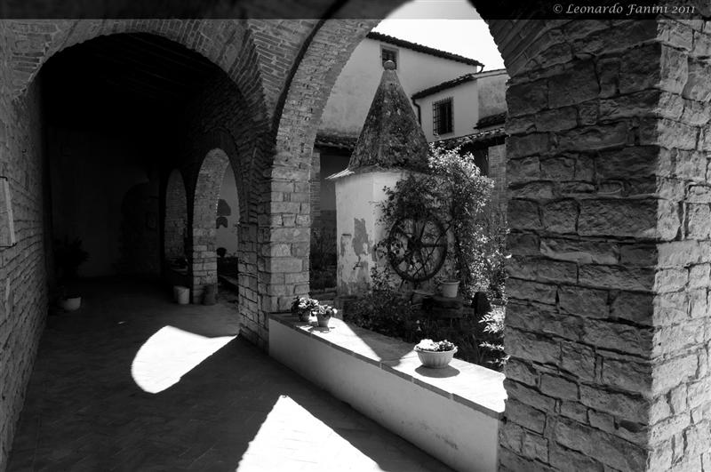  chiostro della chiesa di Mosciano 