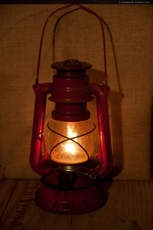 the oil lamp used in my shooting