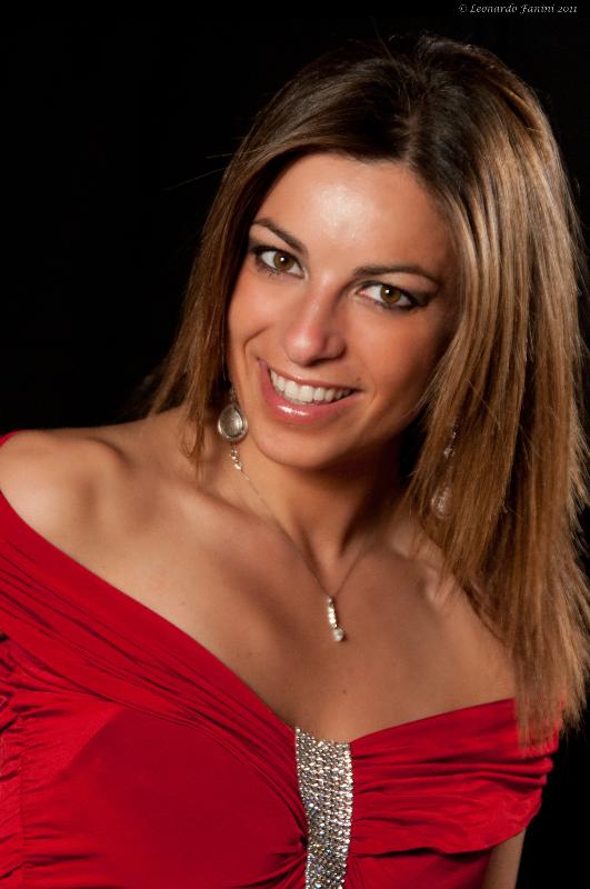 ritratto  in studio con Eleonora Lari